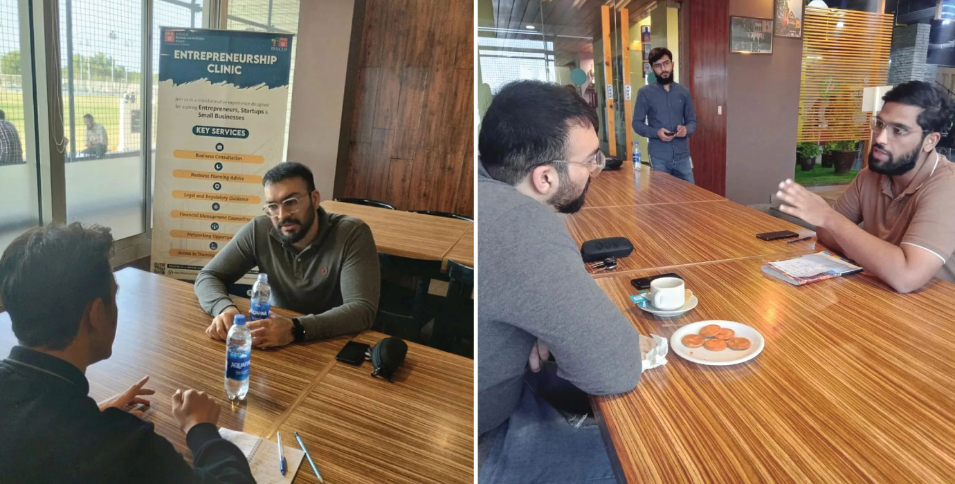 Entrepreneurship Clinic: Mentorship session by Mr. Hamza Abdul Rauf- Managing Partner and Co-Founder Telemart