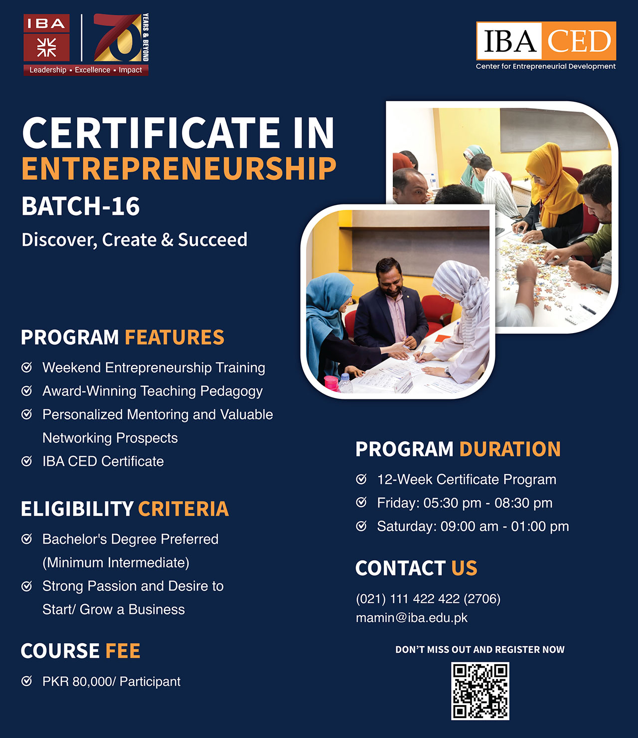 Certificate in Entrepreneurship (CIE)