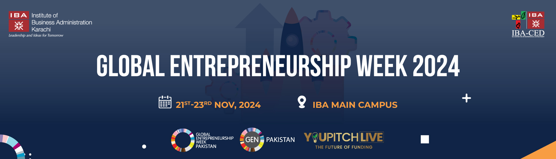 GLOBAL ENTREPRENEURSHIP WEEK Banner