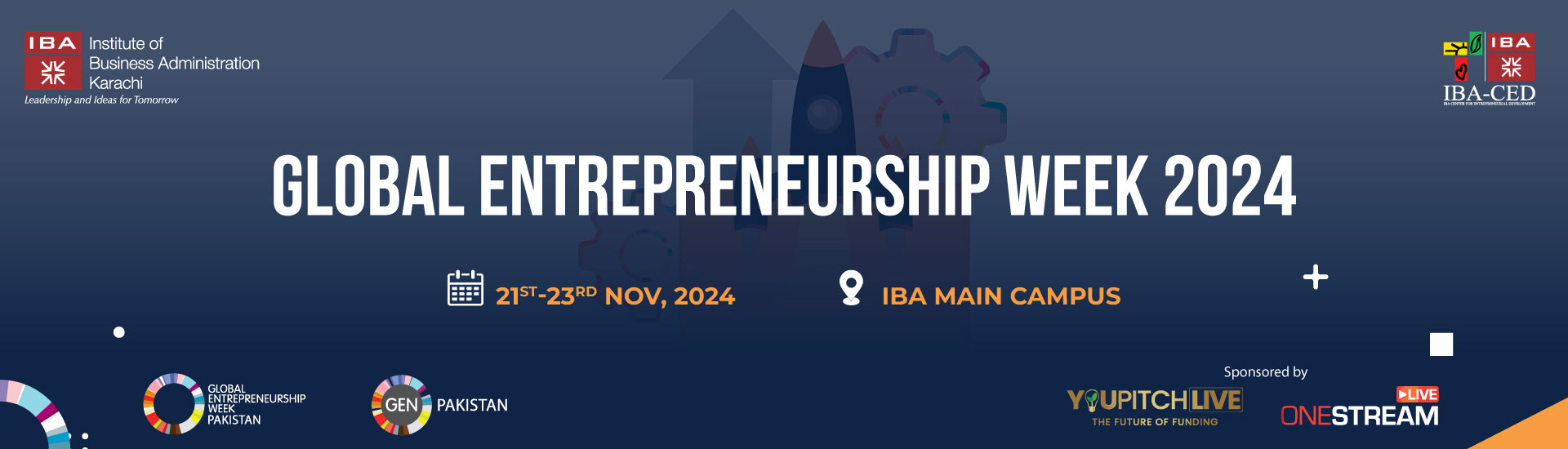 GLOBAL ENTREPRENEURSHIP WEEK Banner