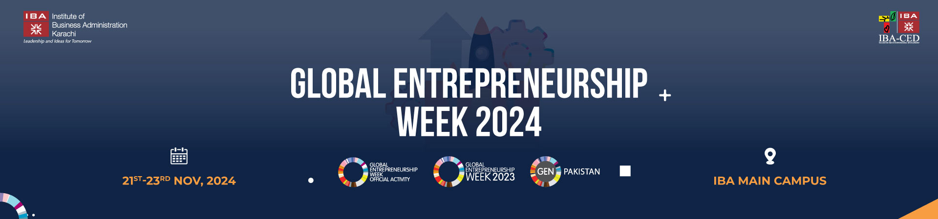 GLOBAL ENTREPRENEURSHIP WEEK Banner