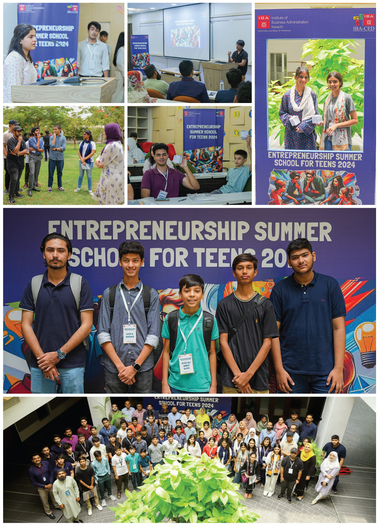 IBA CED Hosts Entrepreneurship Summer School for Teens 2024