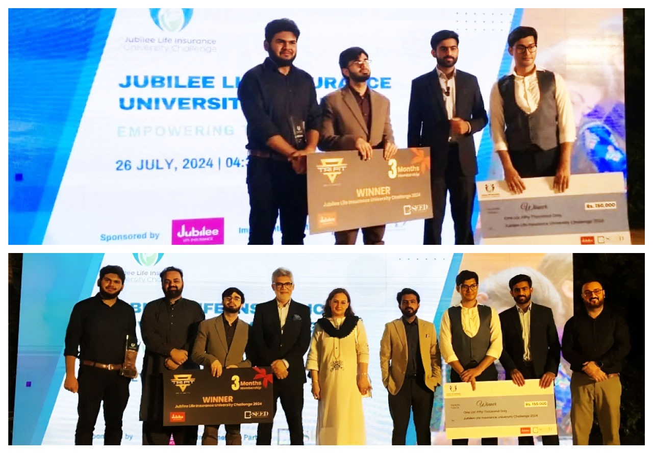 Team Ignite from IBA Karachi wins Jubilee Life Insurance University Challenge