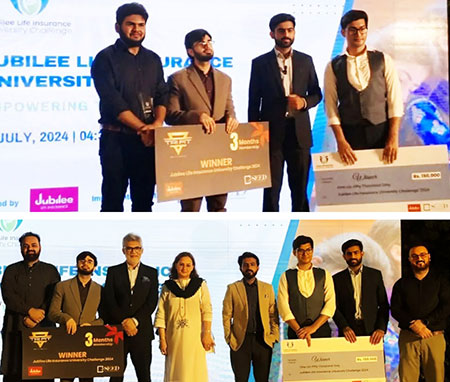 Team Ignite from IBA Karachi wins Jubilee Life Insurance University Challenge